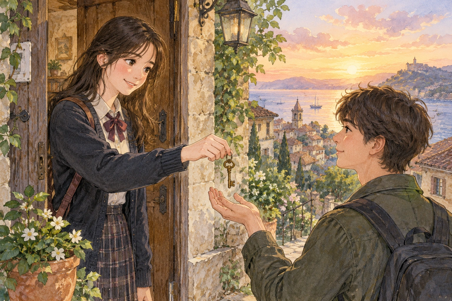 1학년 영어 3번째 학습 장면: 서랍에서 옮겨진 열쇠