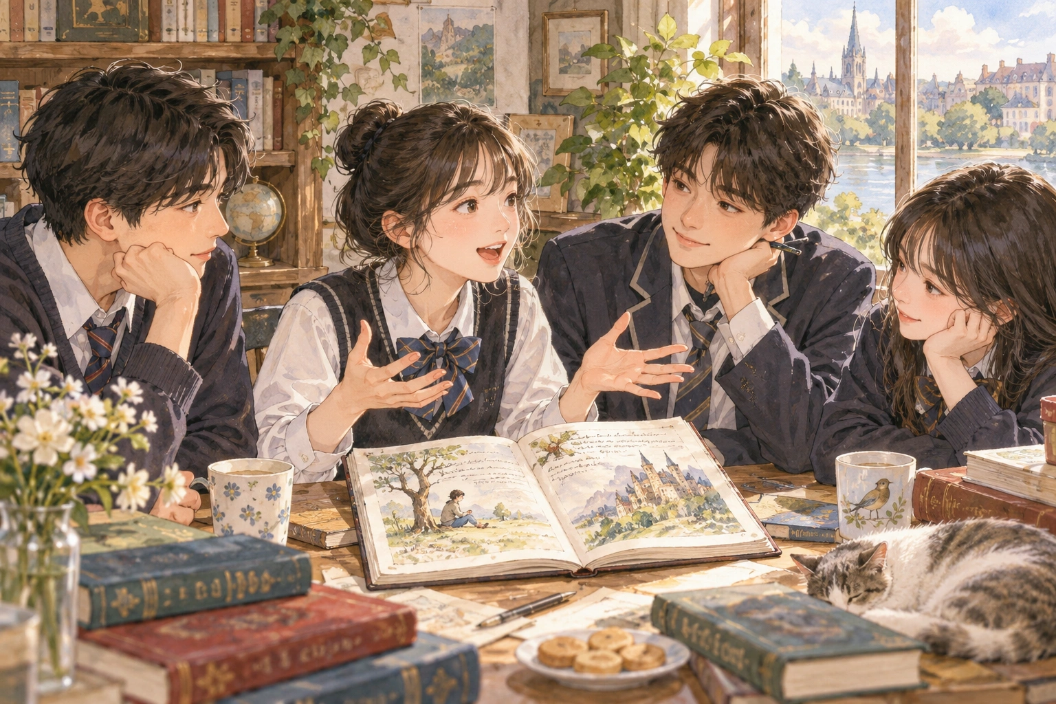 1학년 영어 7번째 학습 장면: 취소된 다리 점검